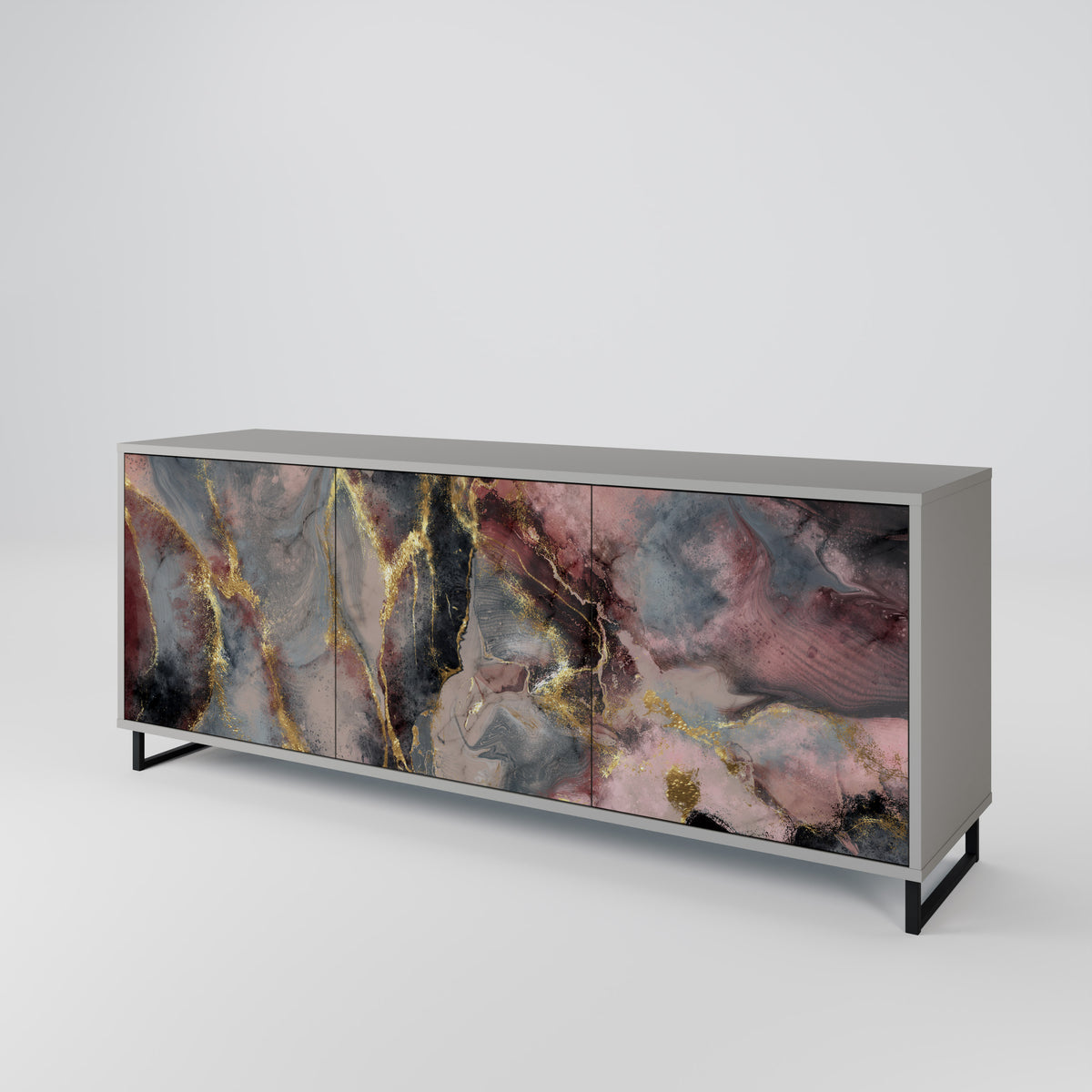 GOLDEN TIDES 3-Door Sideboard