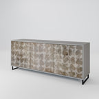 SLIGHTLY BLURRED 3-Door Sideboard in Grey Finish