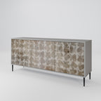 SLIGHTLY BLURRED 3-Door Sideboard in Grey Finish