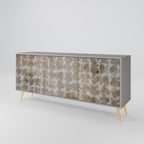 SLIGHTLY BLURRED 3-Door Sideboard in Grey Finish