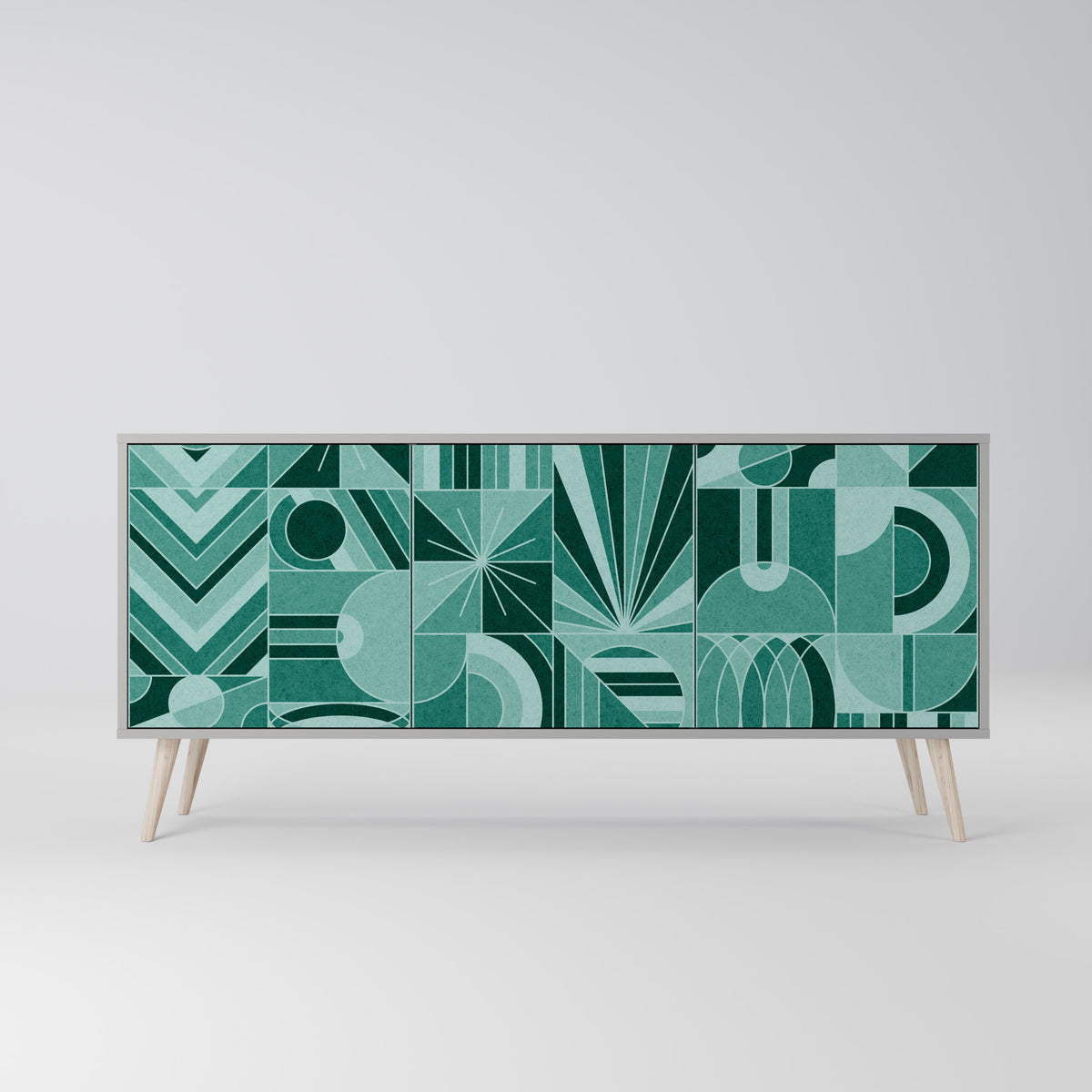 HARMONIC GRID 3-Door Sideboard