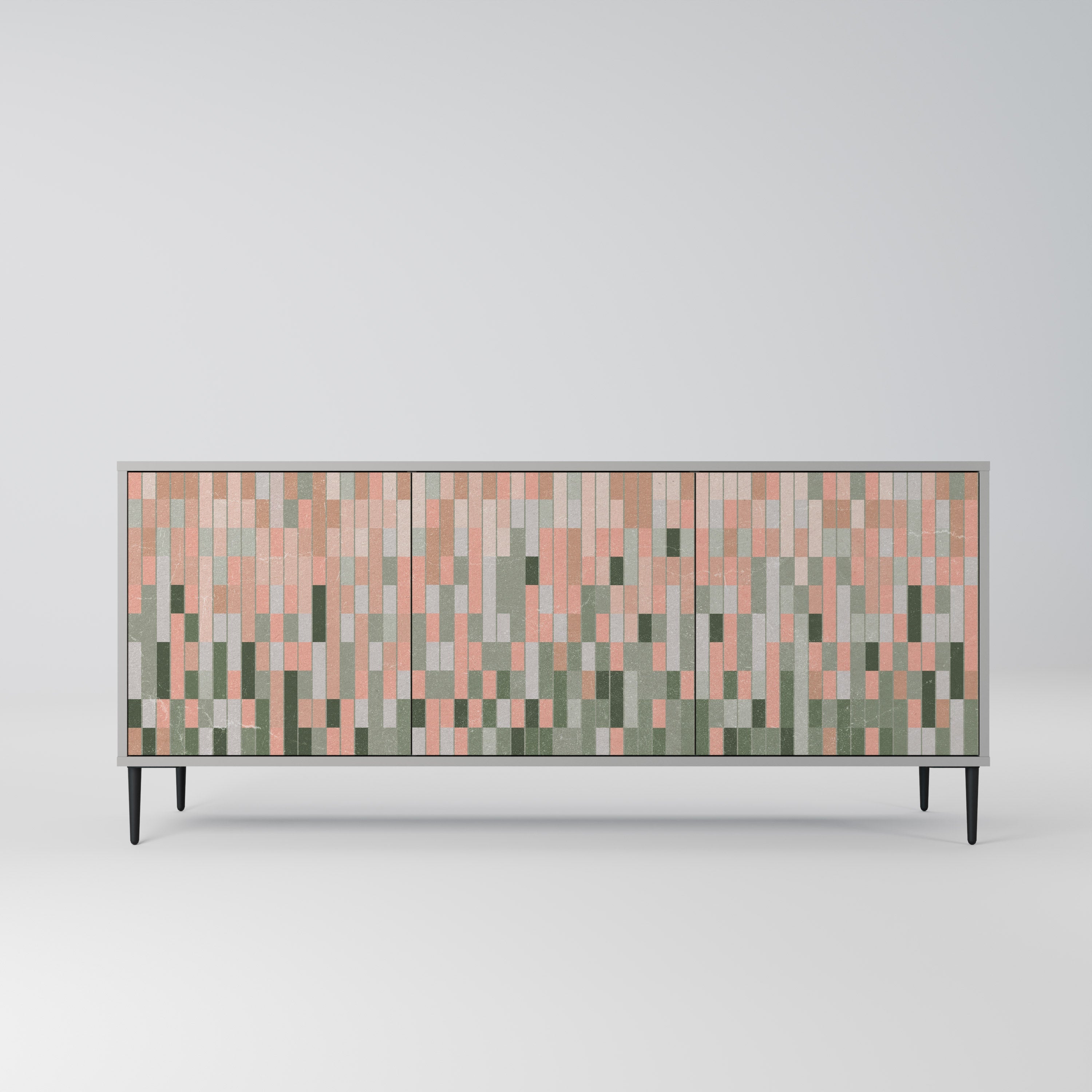 BUILDING THE FUTURE 3-Door Sideboard in Grey Finish