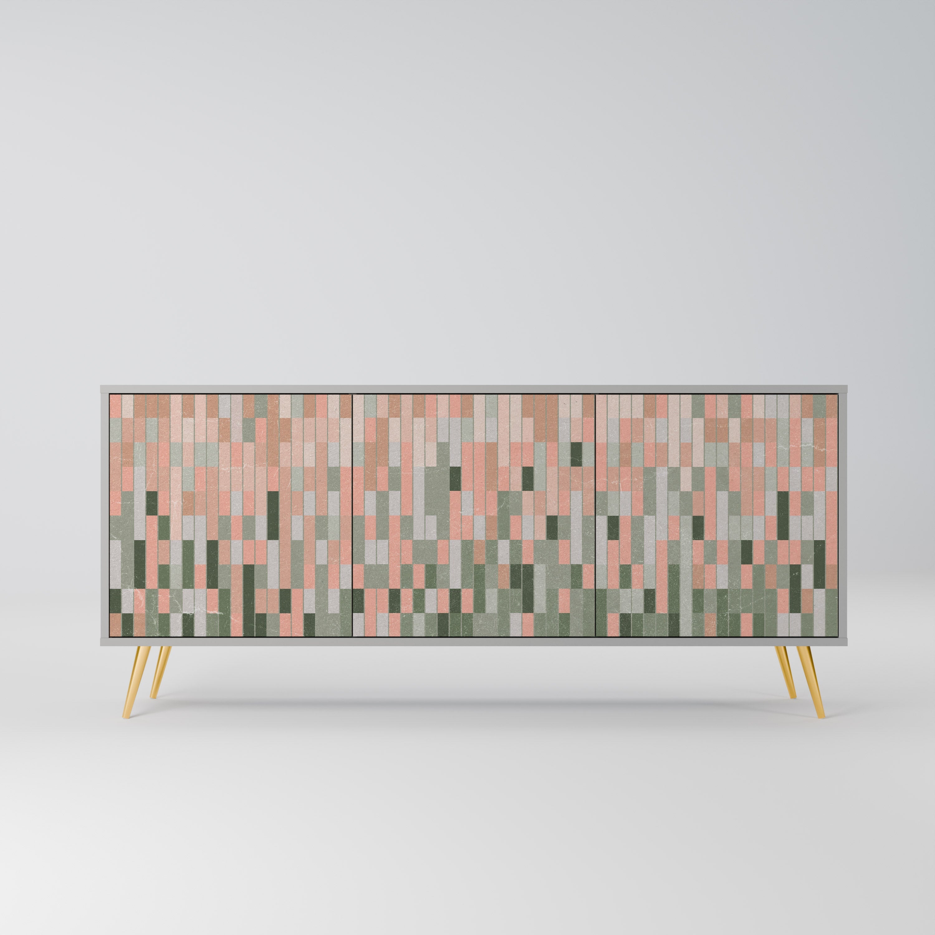 BUILDING THE FUTURE 3-Door Sideboard in Grey Finish