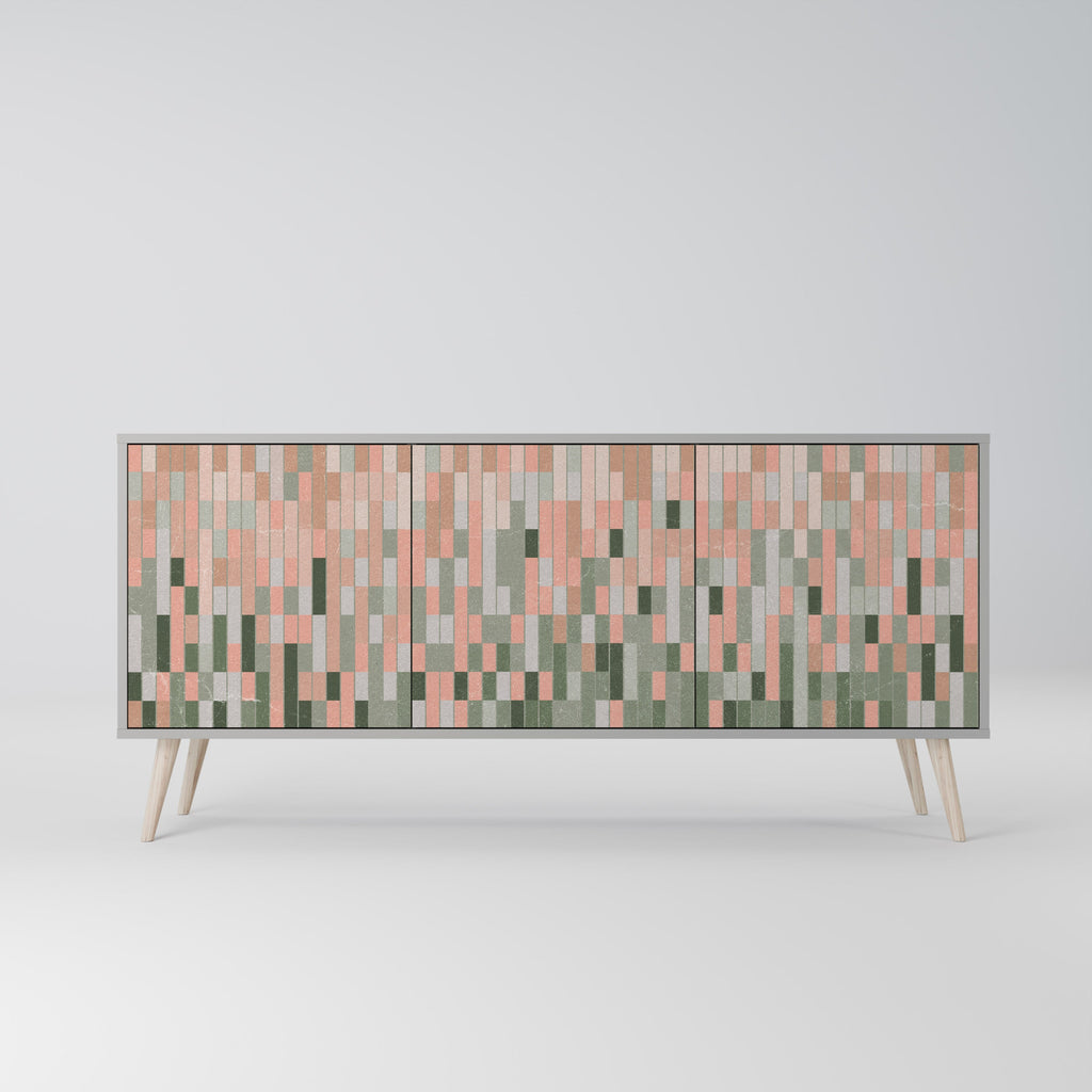 BUILDING THE FUTURE 3-Door Sideboard in Grey Finish