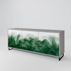 EXPENSIVE NATURE 3-Door Sideboard in Grey Finish