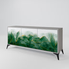 EXPENSIVE NATURE 3-Door Sideboard in Grey Finish
