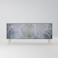 MUTED ARC 3-Door Sideboard in Grey Finish