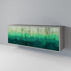 NORTHERN LIGHTS 3-Door Sideboard in Grey Finish