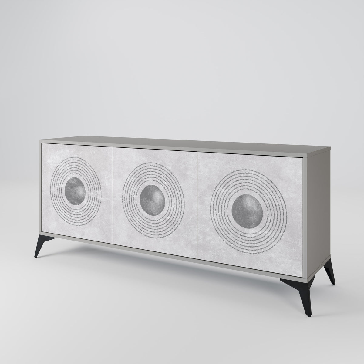 SOLID CIRCLES 3-Door Sideboard