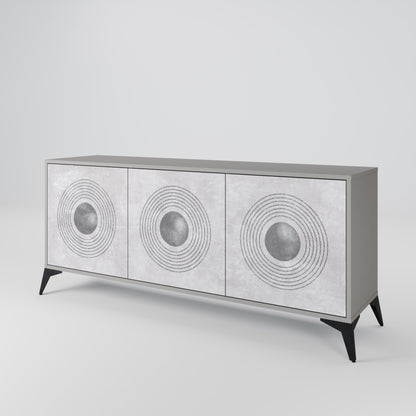 SOLID CIRCLES 3-Door Sideboard