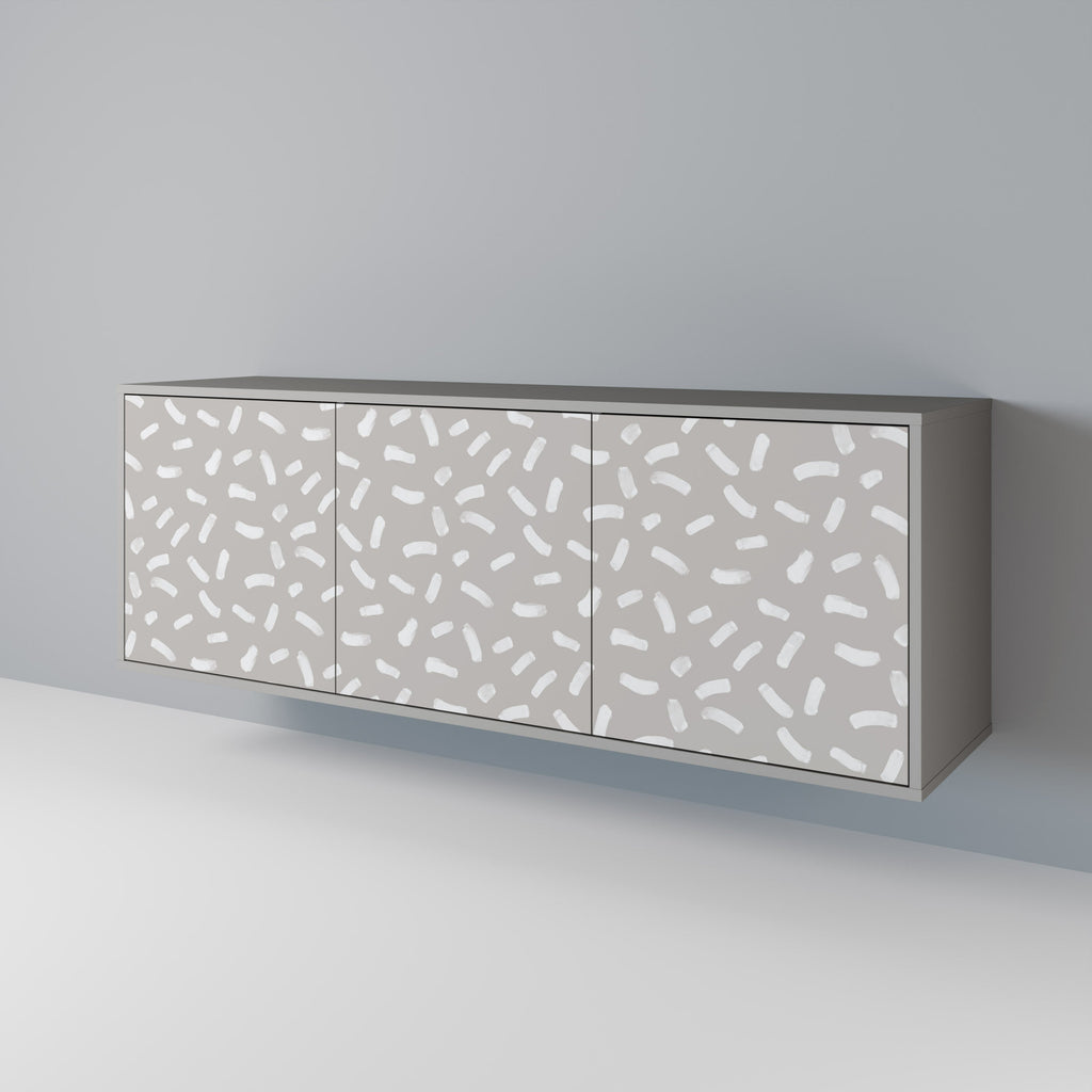 PASSING SECONDS 3-Door Sideboard in Grey Finish