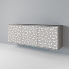 PASSING SECONDS 3-Door Sideboard in Grey Finish