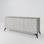 PASSING SECONDS 3-Door Sideboard in Grey Finish