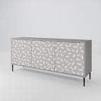 PASSING SECONDS 3-Door Sideboard in Grey Finish