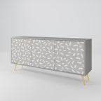 PASSING SECONDS 3-Door Sideboard in Grey Finish