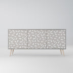 PASSING SECONDS 3-Door Sideboard in Grey Finish