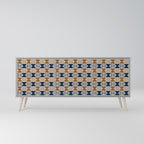 REFLECTION RANGE 3-Door Sideboard in Grey Finish