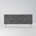 BLINDING LIGHTS 3-Door Sideboard in Grey Finish