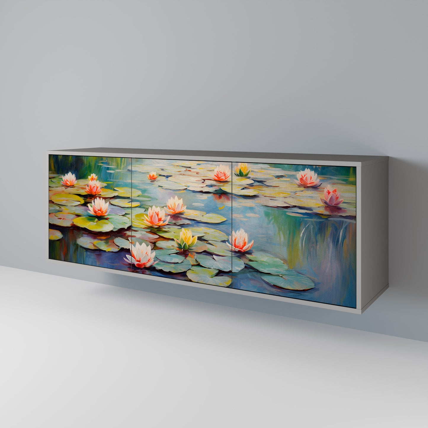 BLOOMING WATERS Aparador de 3 Portas