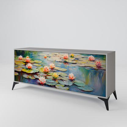 BLOOMING WATERS Aparador de 3 Portas