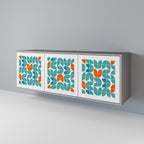 BE THE CHANGE 3-Door Sideboard in Grey Finish