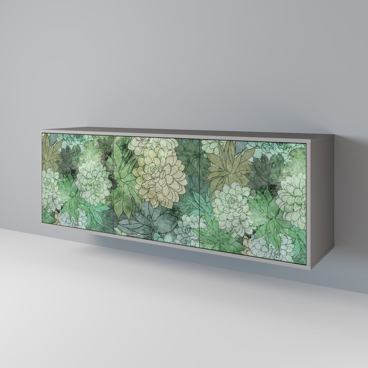 SUCCULENT CLUSTER Aparador de 3 Portas