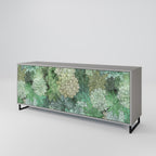 SUCCULENT CLUSTER 3-Door Sideboard in Grey Finish