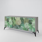 SUCCULENT CLUSTER 3-Door Sideboard in Grey Finish