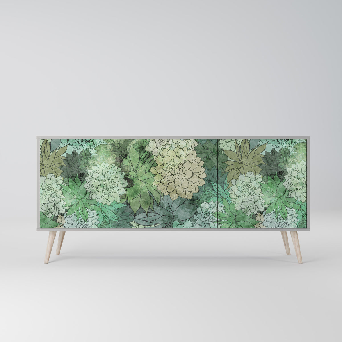 SUCCULENT CLUSTER Aparador de 3 Portas
