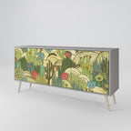 SUCCULENTS KALEIDOSCOPE 3-Door Sideboard in Grey Finish