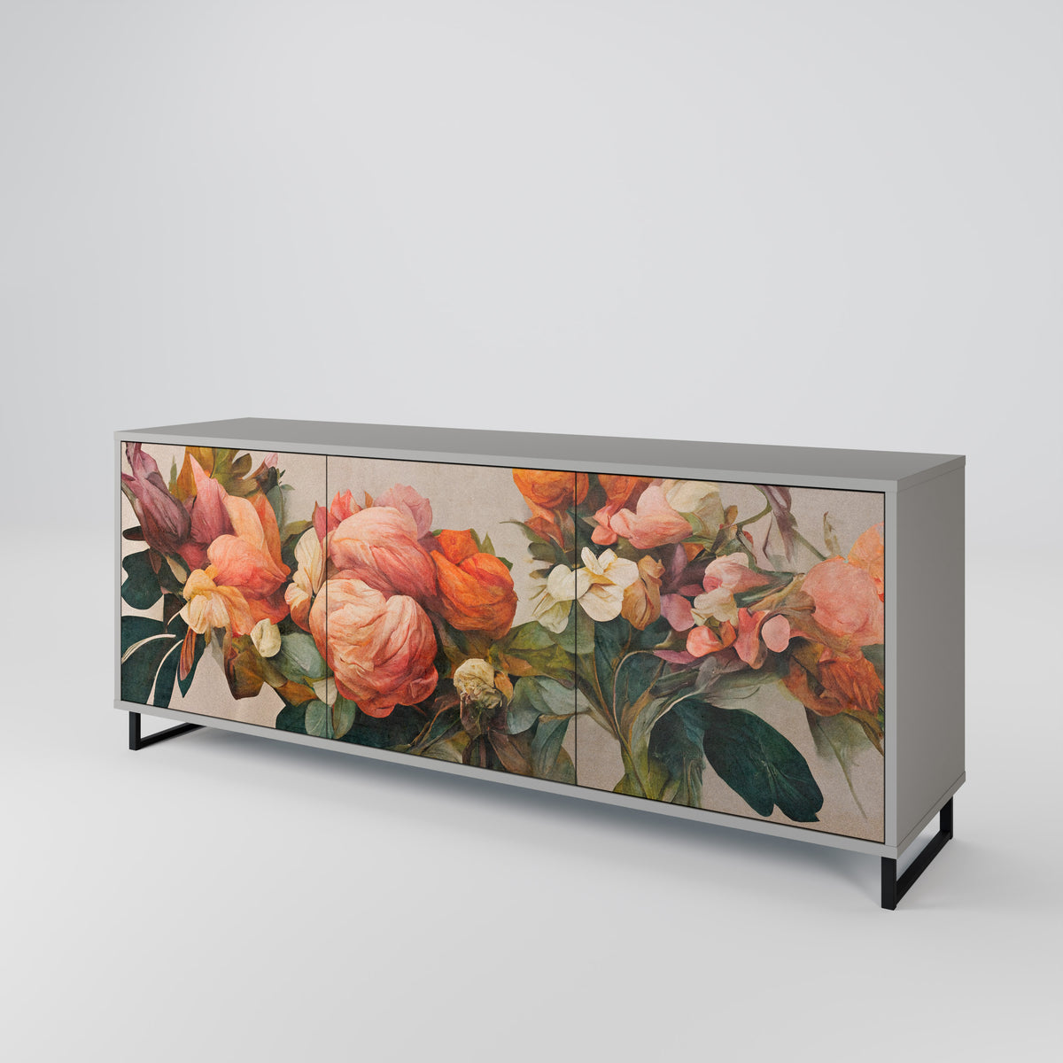 STYLISH BEAUTY Aparador de 3 Portas
