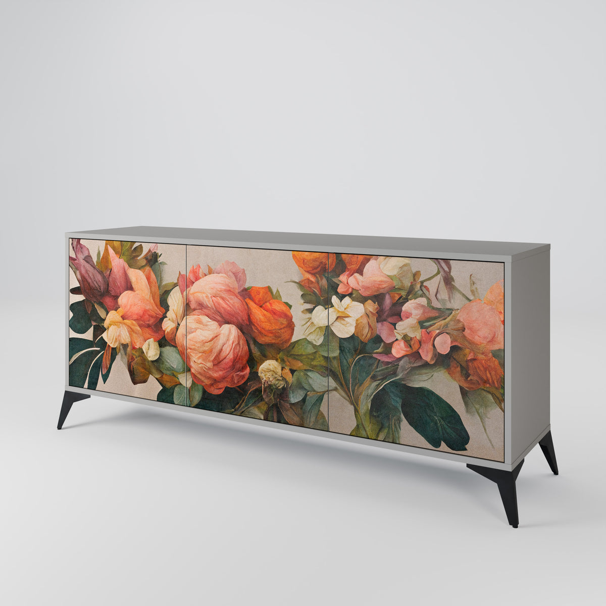 STYLISH BEAUTY Aparador de 3 Portas