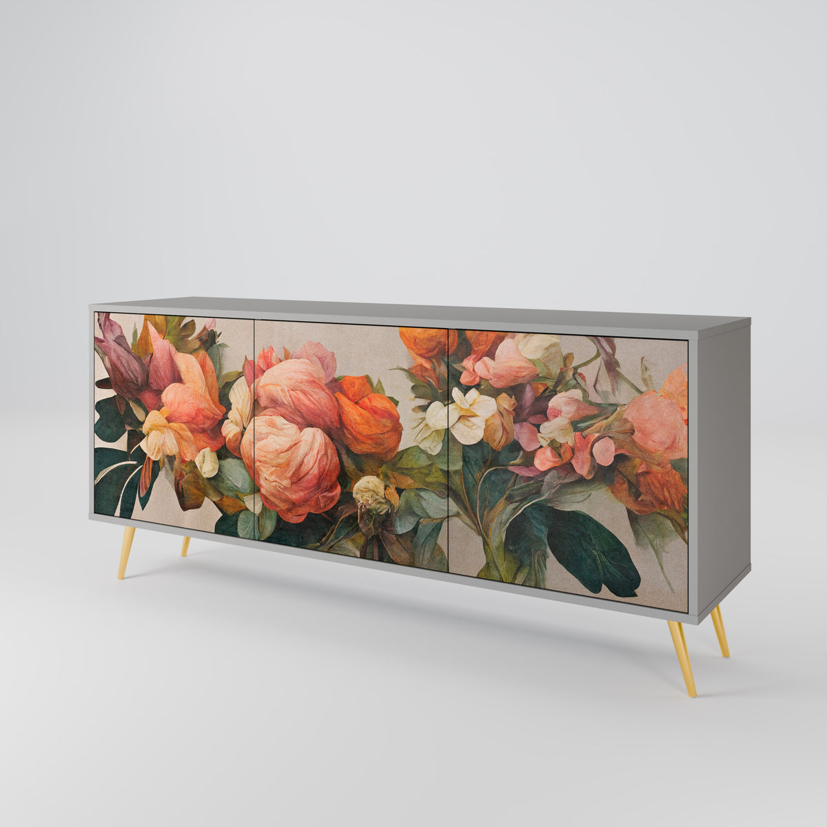 STYLISH BEAUTY Aparador de 3 Portas