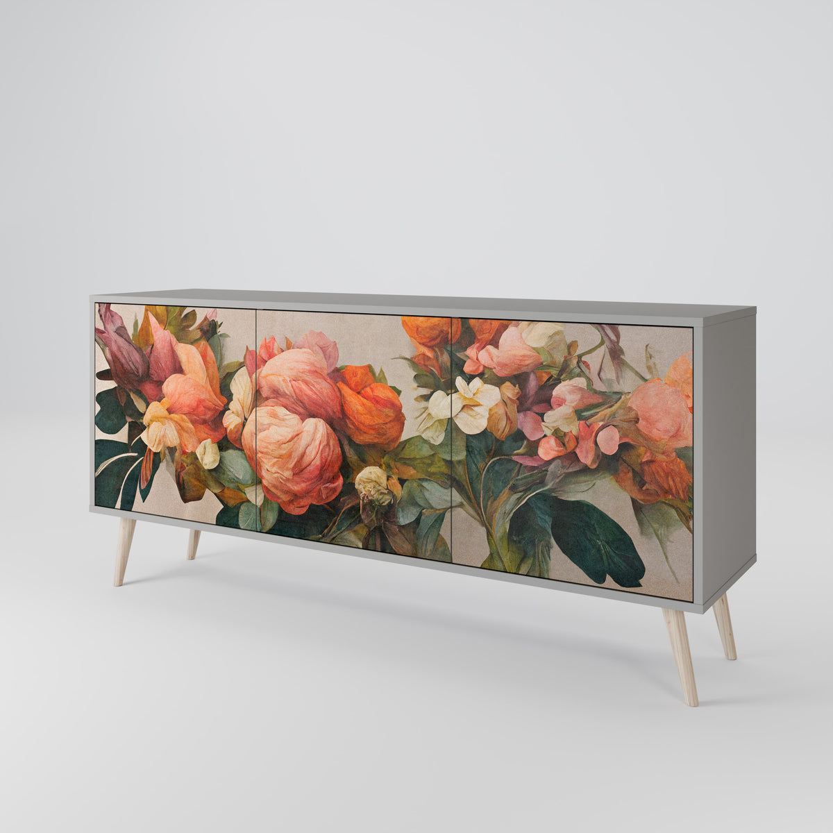 STYLISH BEAUTY Aparador de 3 Portas