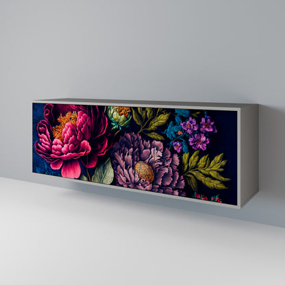 BLOOMING ELEGANCE Aparador de 3 Portas