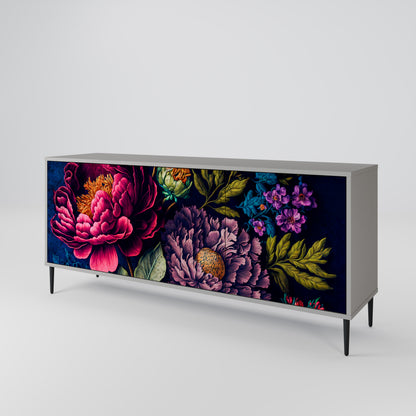 BLOOMING ELEGANCE Aparador de 3 Portas