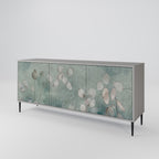 NIGHT LADY 3-Door Sideboard in Grey Finish
