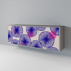 MAGIC NATURE Aparador de 3 Portas em Acabamento Cinzento