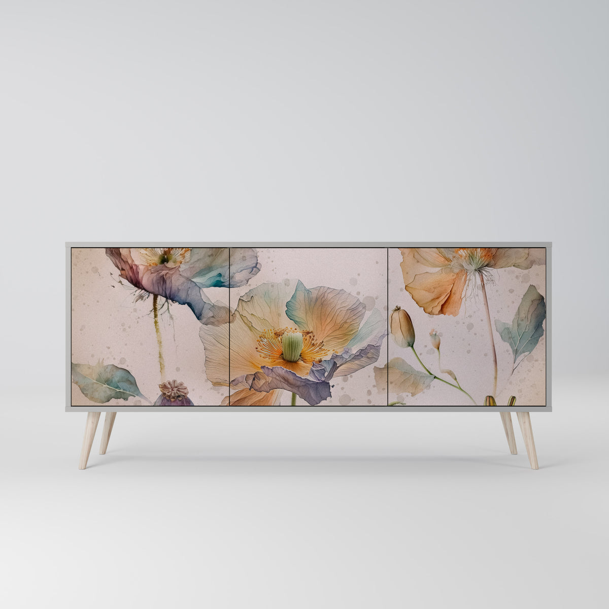 SOFTEN POPPY Aparador de 3 Portas