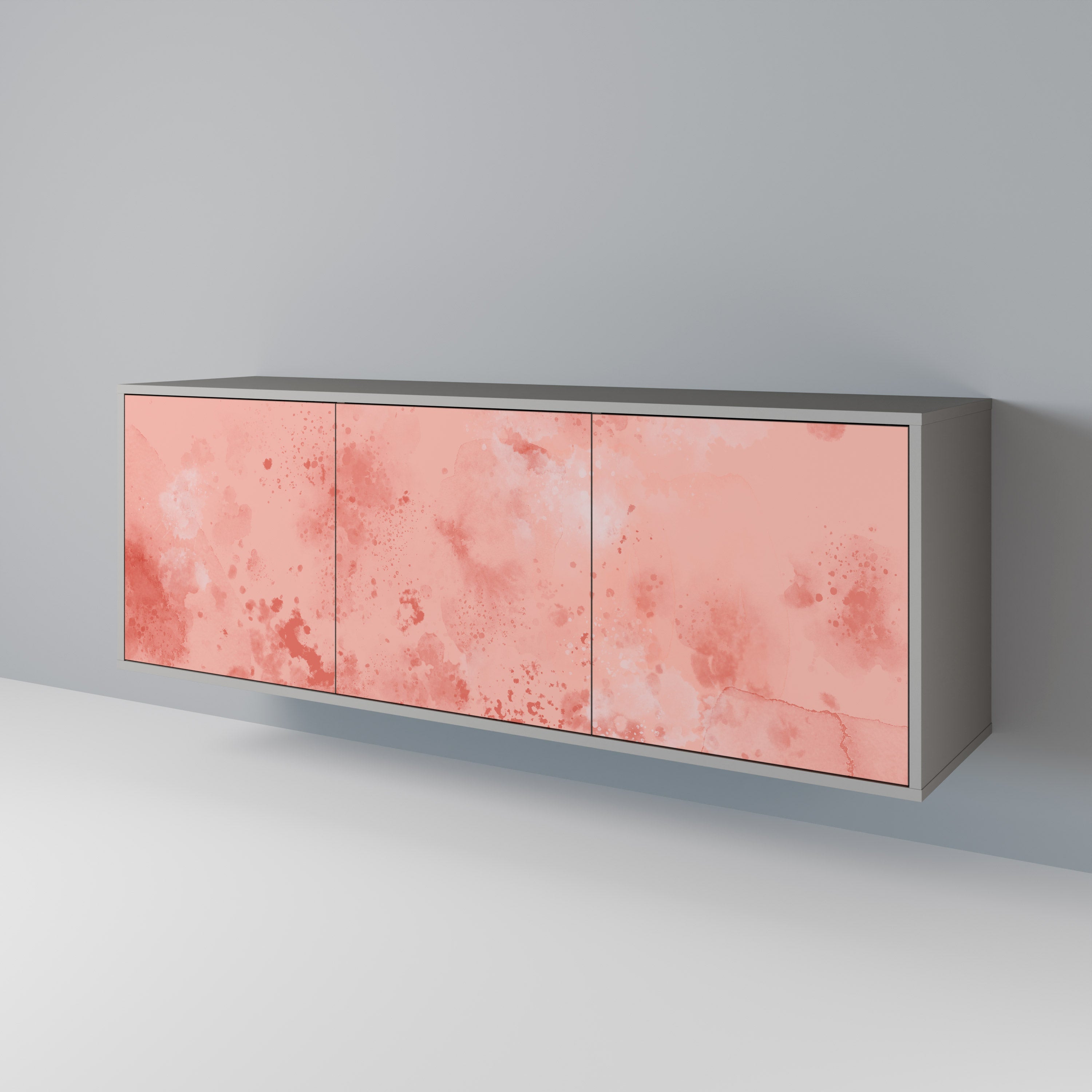 CRANE DANCE 3-Door Sideboard in Grey Finish