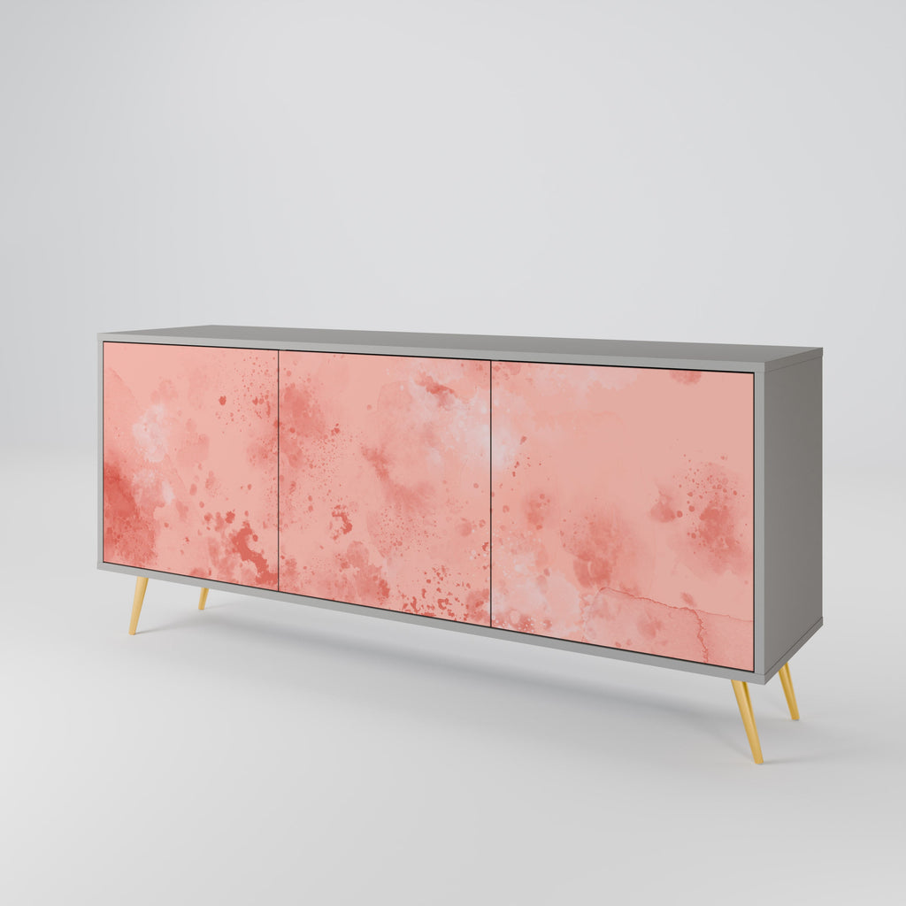 CRANE DANCE 3-Door Sideboard in Grey Finish