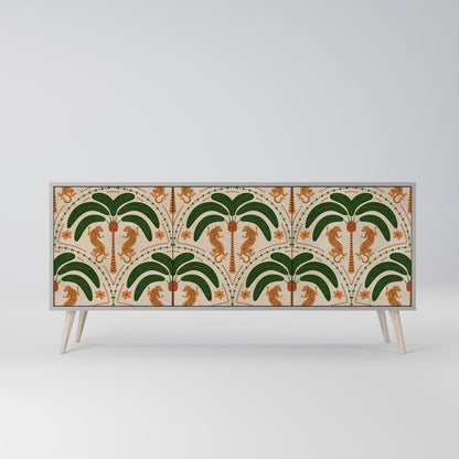 DANCING PREDATORS 3-Door Sideboard