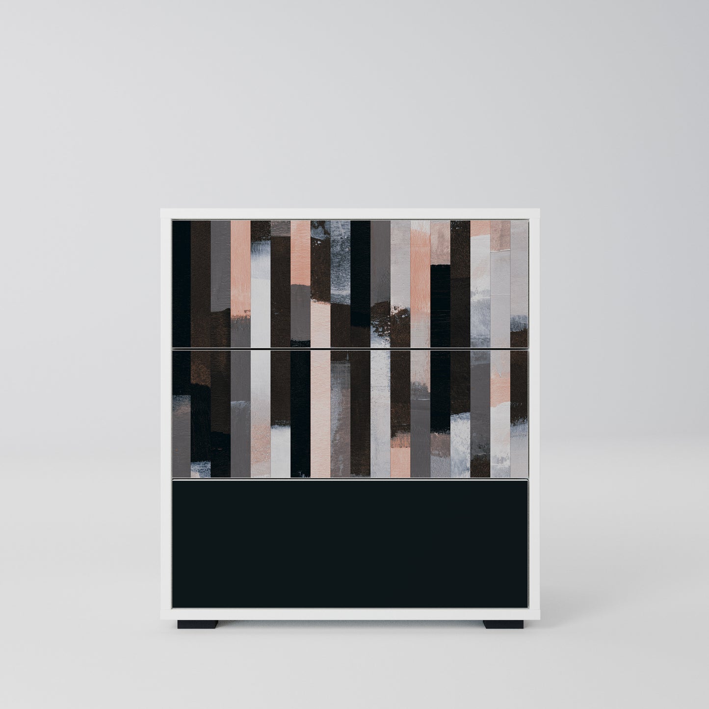 COLLAGE OF RECTANGLES Chest of drawers