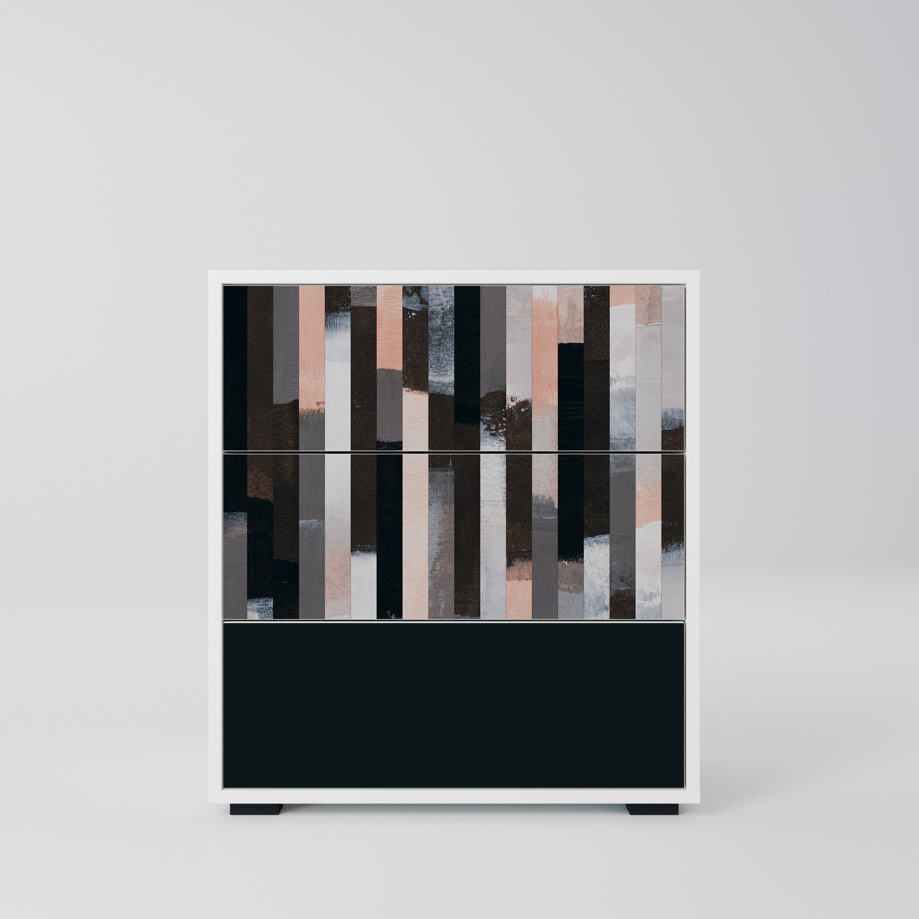 COLLAGE OF RECTANGLES Chest of drawers