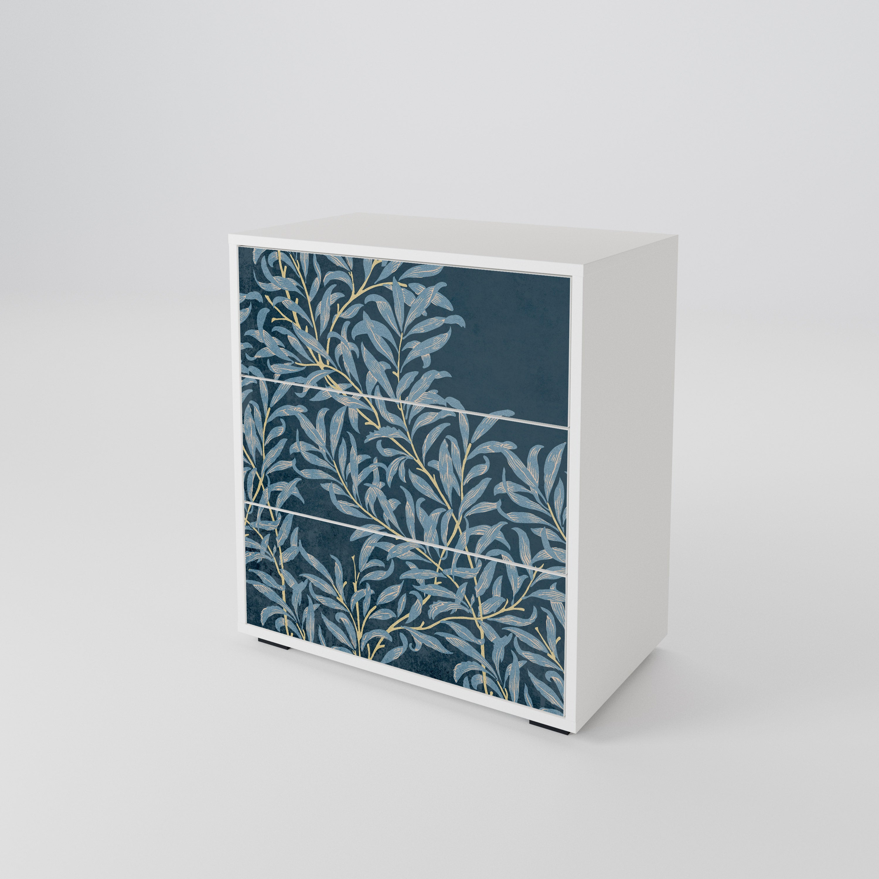 BLUE LEAVES Chest of drawers