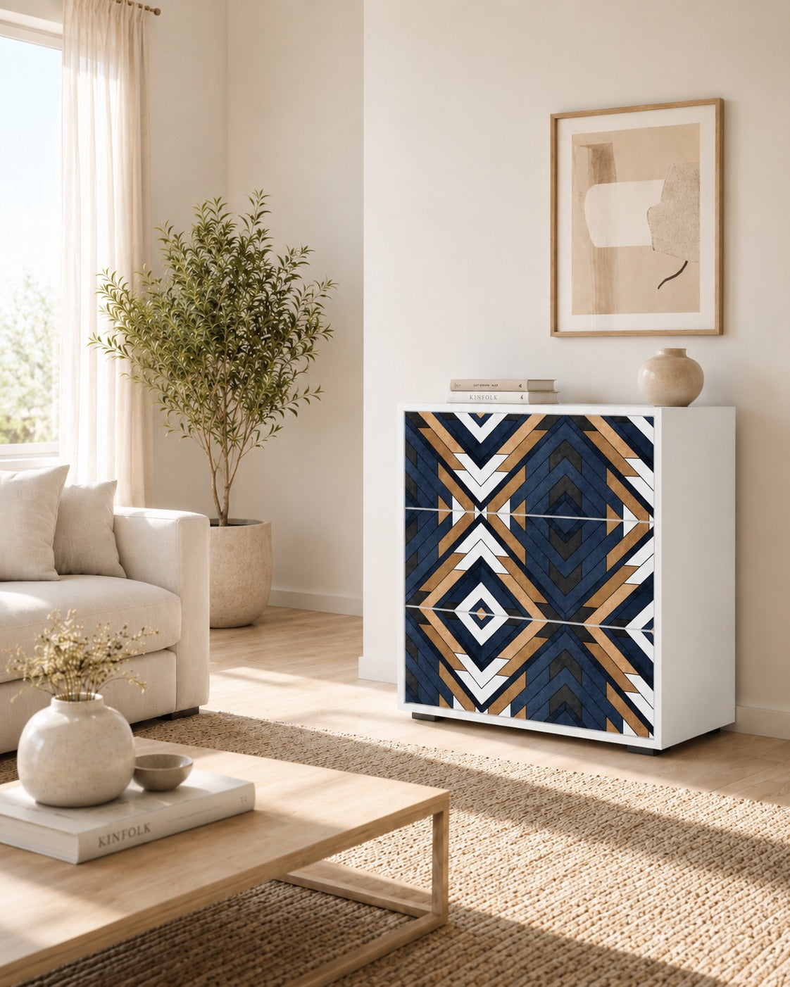 ARTFUL GEOMETRY Chest of drawers