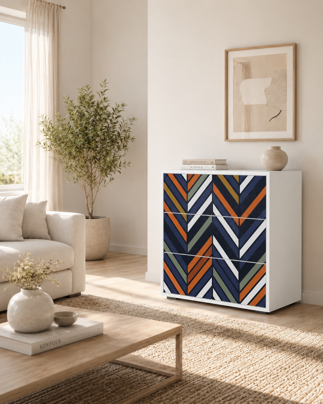 VIBRANT PATCHWORK Chest of drawers