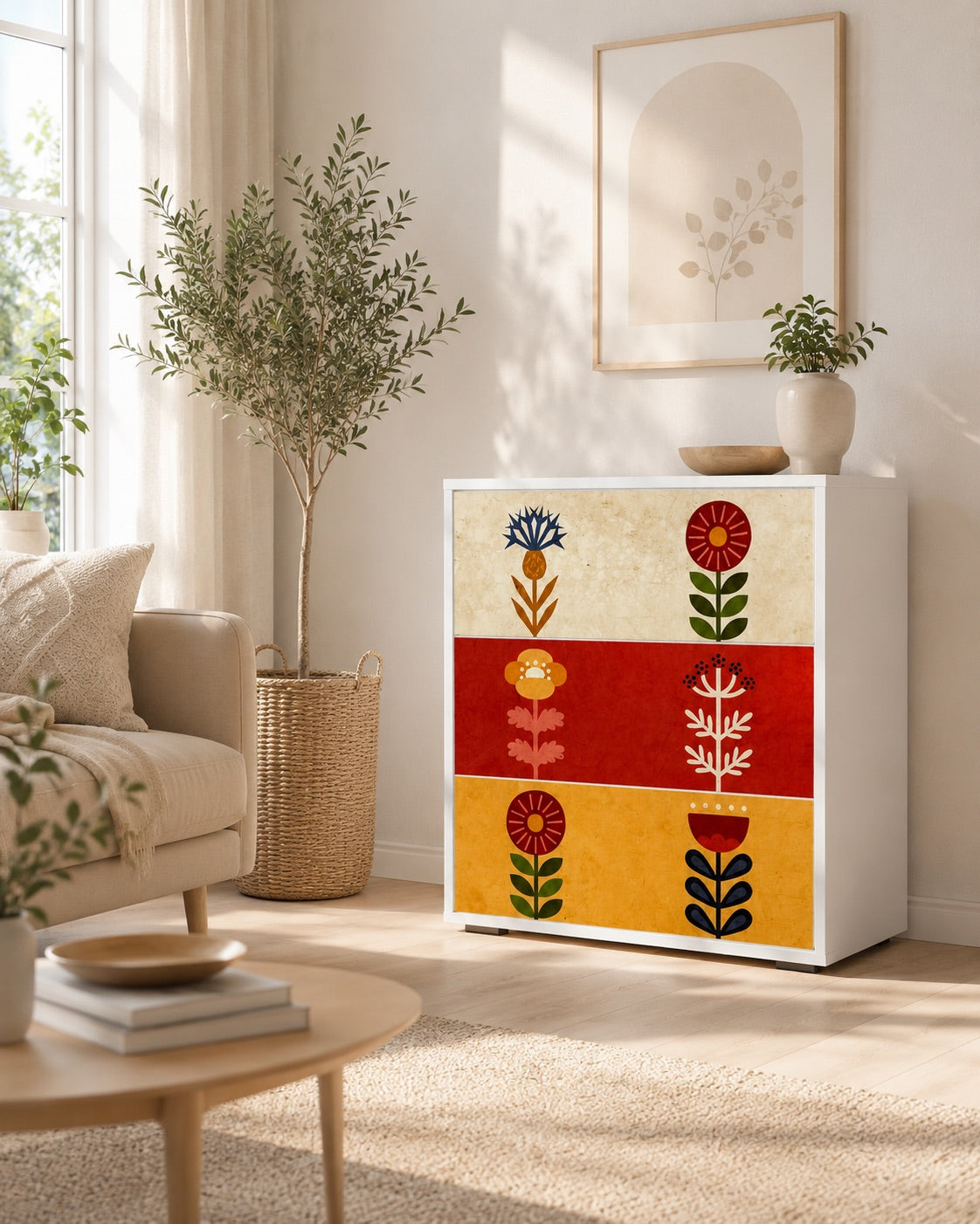 SCANDIC FLOWERET Cómoda