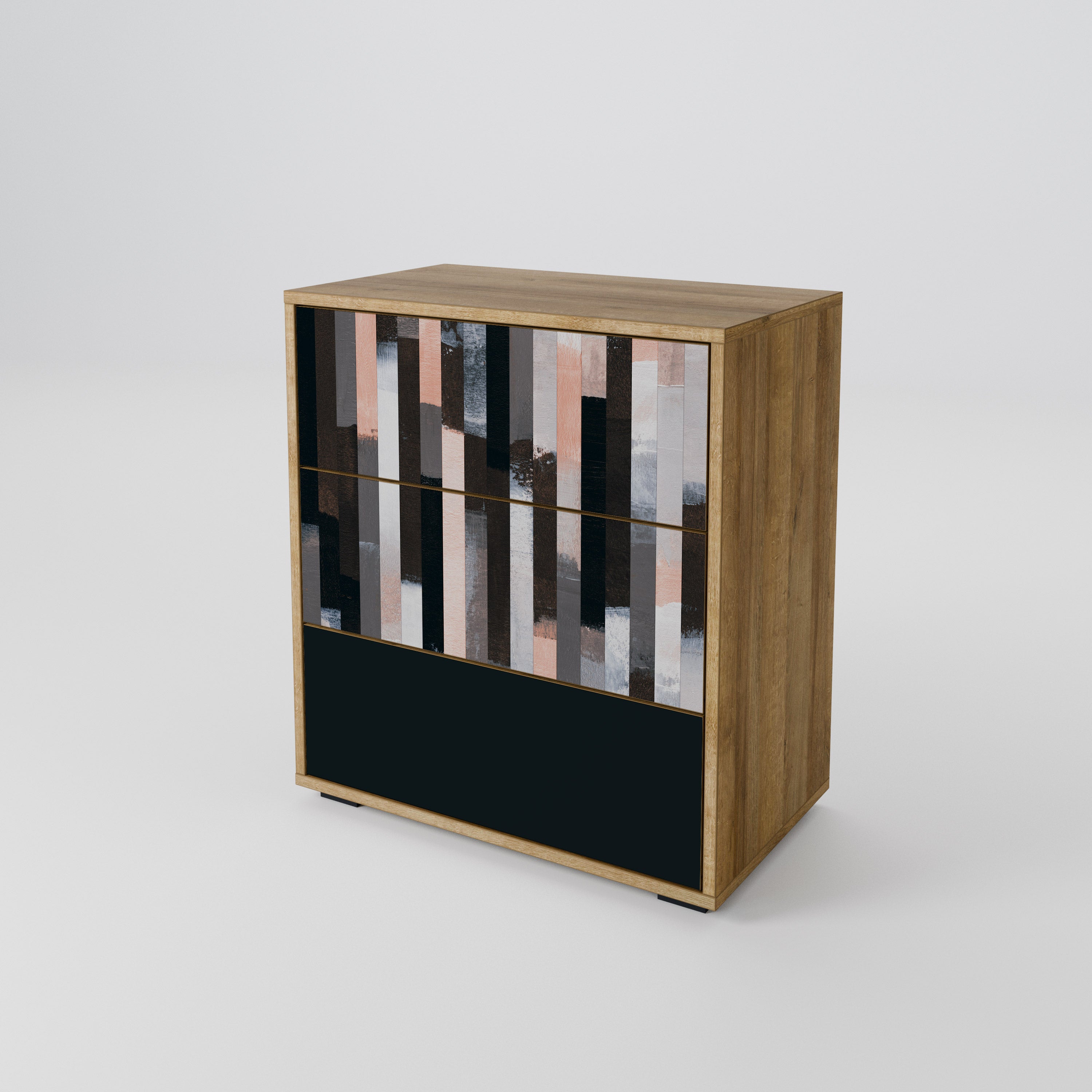 COLLAGE OF RECTANGLES Chest of drawers