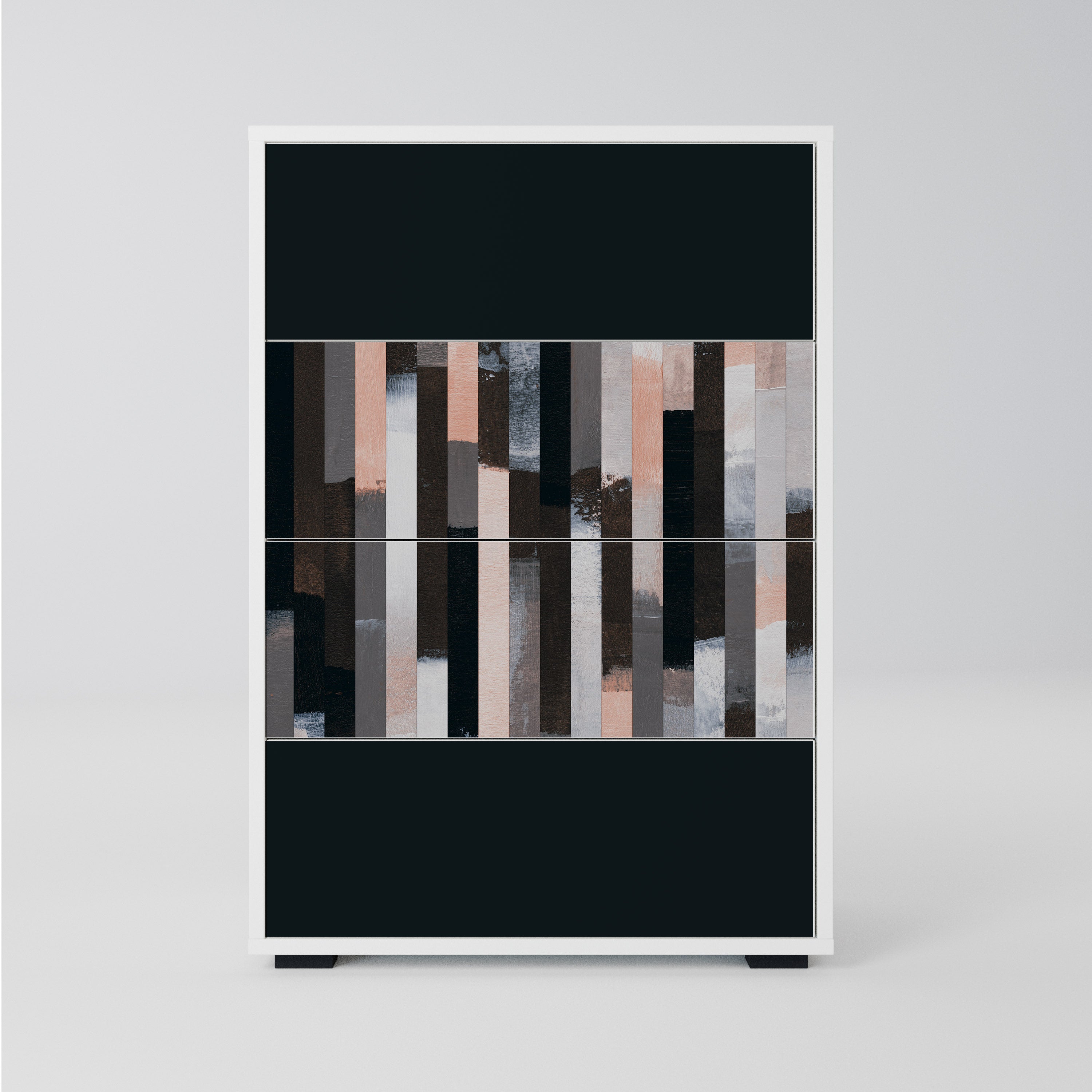 COLLAGE OF RECTANGLES Chest of drawers